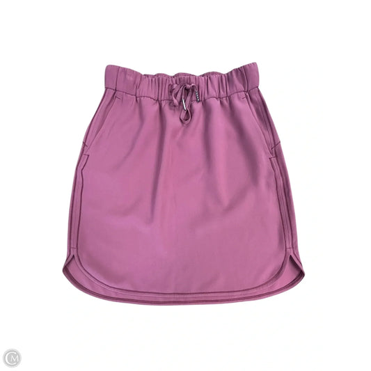 Athletic Skirt By Lululemon In Pink, Size: 6