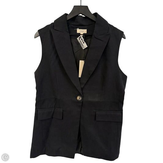 Vest Other By Elan In Black, Size: L
