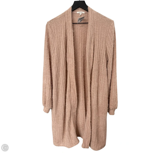 Sweater Cardigan By Maurices In Pink, Size: L