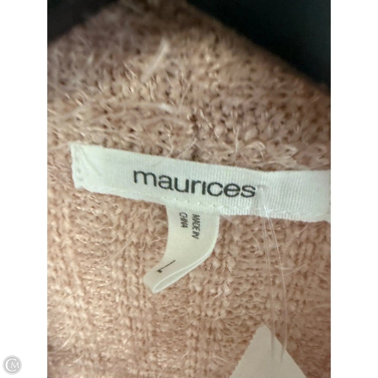 Sweater Cardigan By Maurices In Pink, Size: L