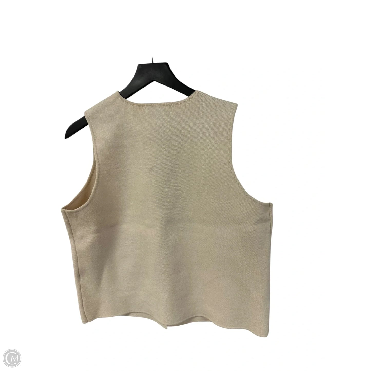 Vest Sweater By Rachel Zoe In Cream, Size: Xl