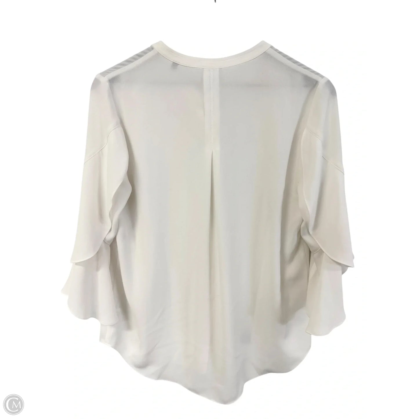 Top Short Sleeve By Cabi In White, Size: S