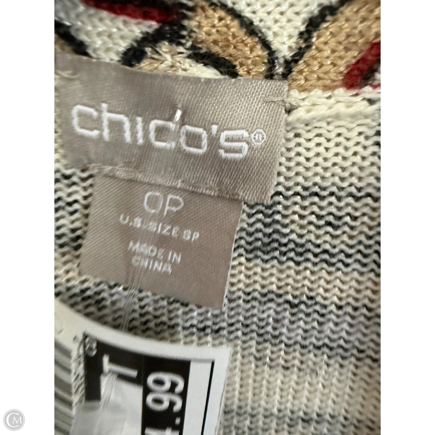 Cardigan By Chicos In Multi-colored, Size: S