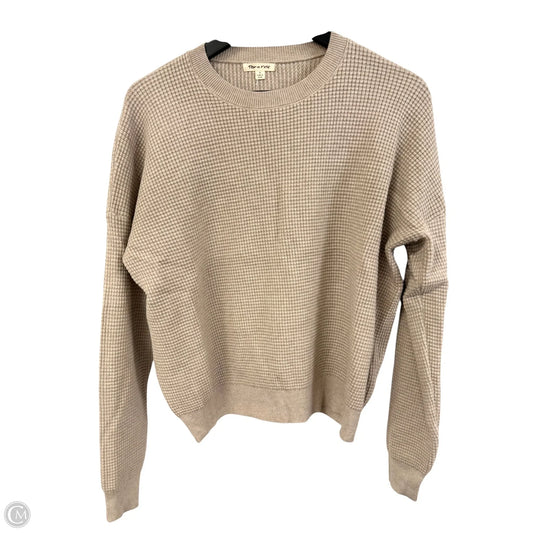 Sweater By Tea N Rose In Tan, Size: S
