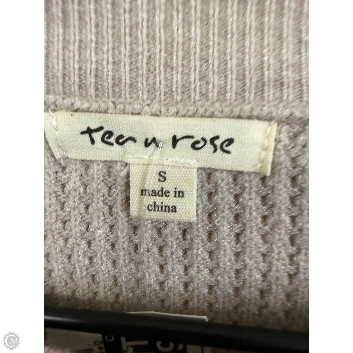 Sweater By Tea N Rose In Tan, Size: S