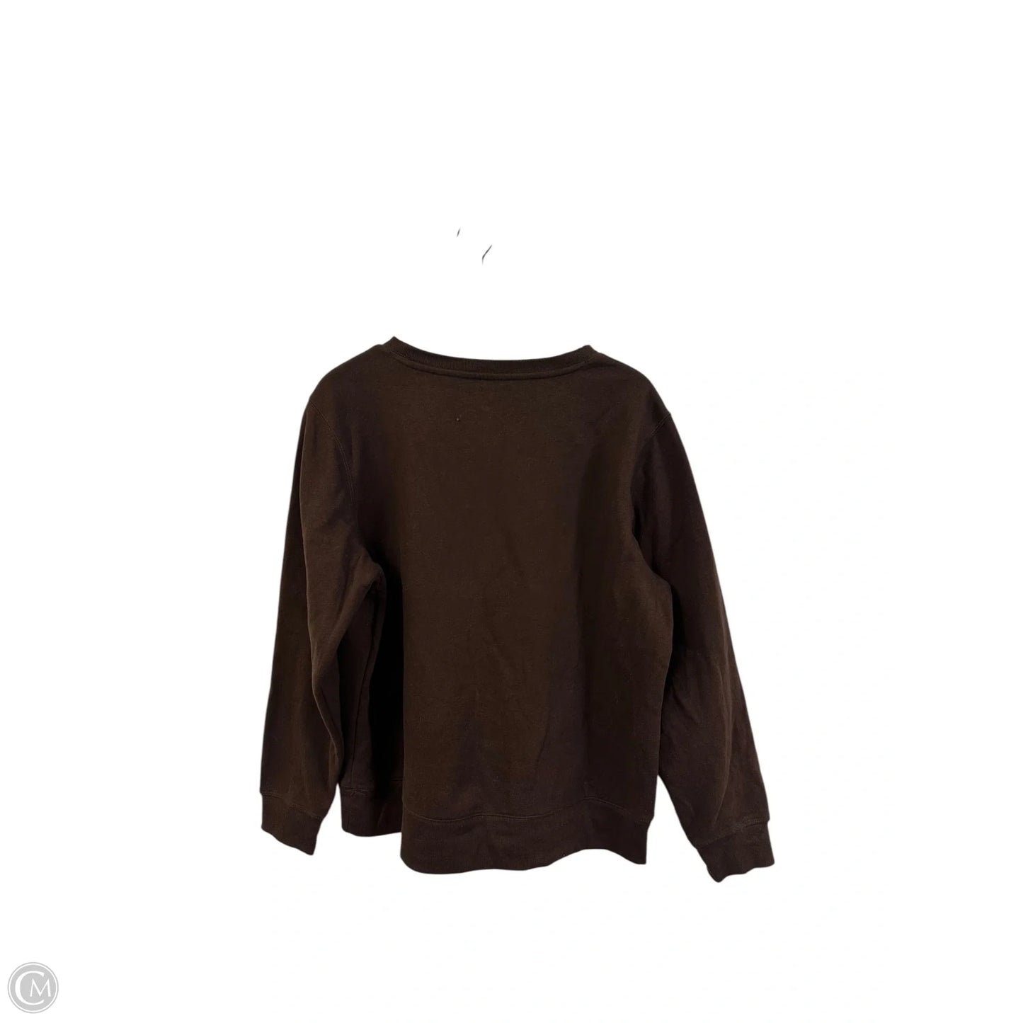 Sweatshirt Crewneck By Tek Gear In Brown, Size: Xl
