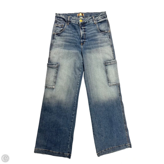 Jeans Wide Leg By Kut In Blue Denim, Size: 10