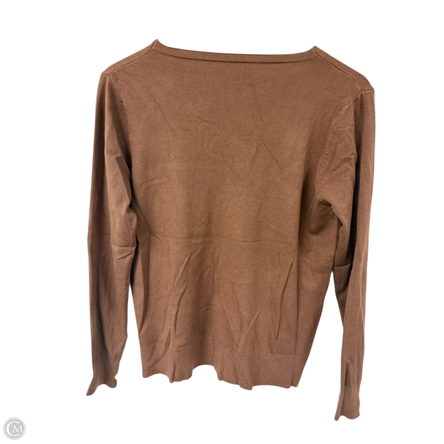 Sweater Cardigan By Cme In Brown, Size: L