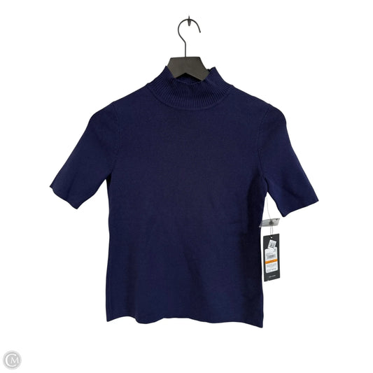 Top Short Sleeve By Jones New York In Blue, Size: Sp