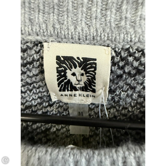 Sweater By Anne Klein In Grey, Size: M