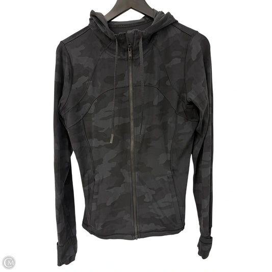 Athletic Jacket By Lululemon In Camouflage Print, Size: 12