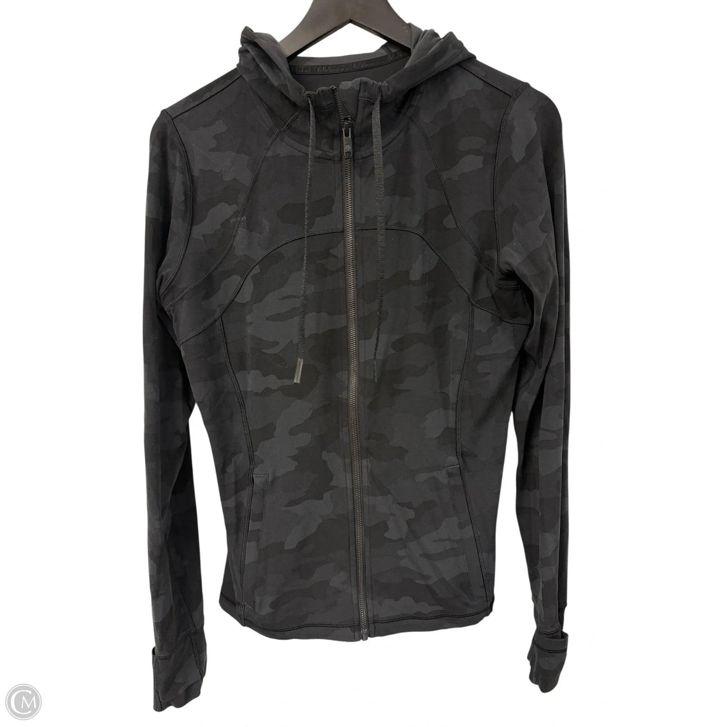 Athletic Jacket By Lululemon In Camouflage Print, Size: 12