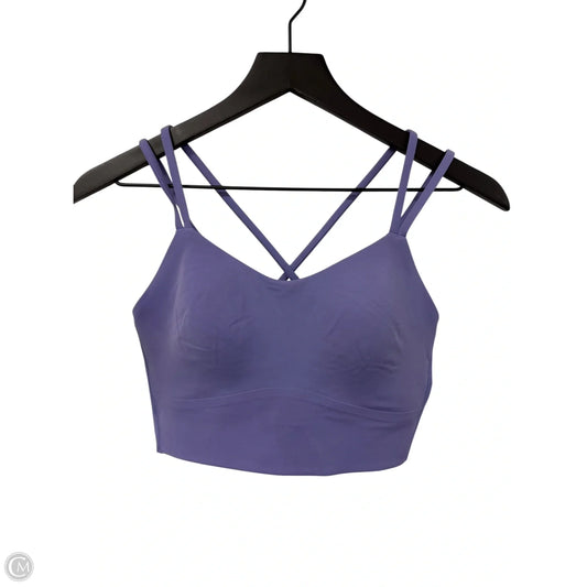 Athletic Bra By Lululemon In Purple, Size: 10