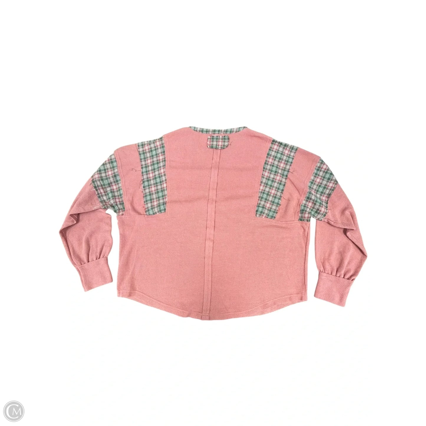 Top Long Sleeve By Easel In Pink, Size: M