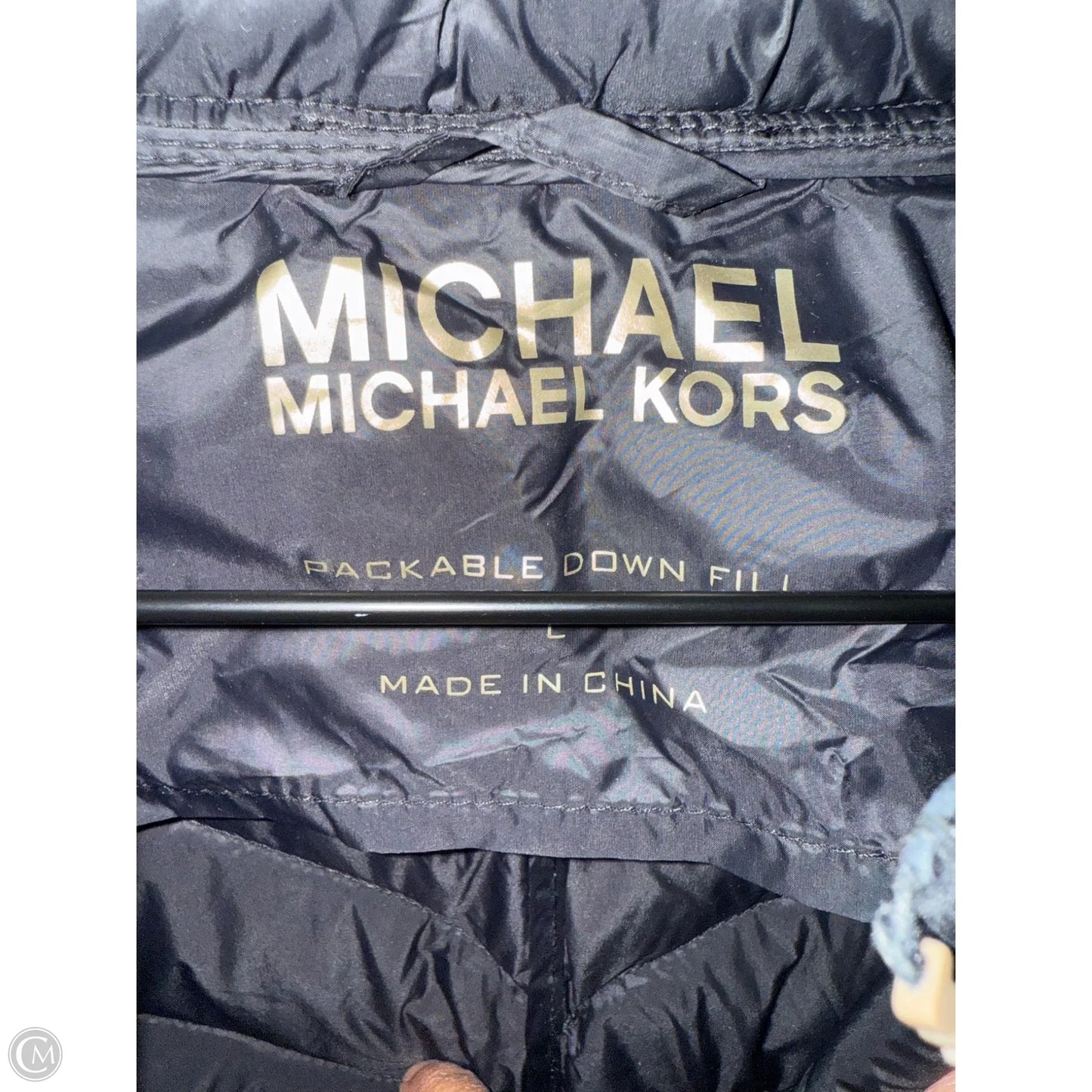 Coat Puffer & Quilted By Michael By Michael Kors In Black, Size: L