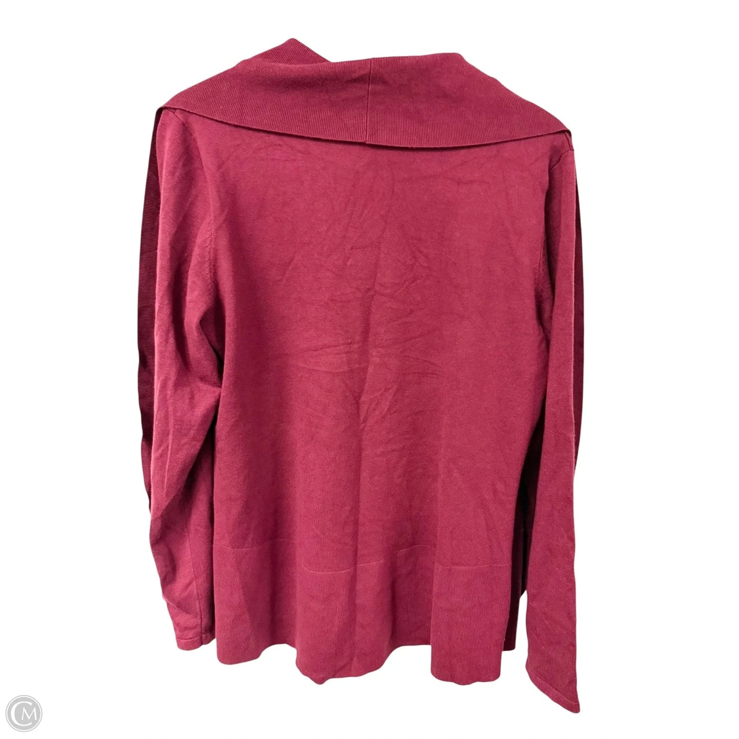 Cardigan By Karen Scott In Red, Size: Xxl