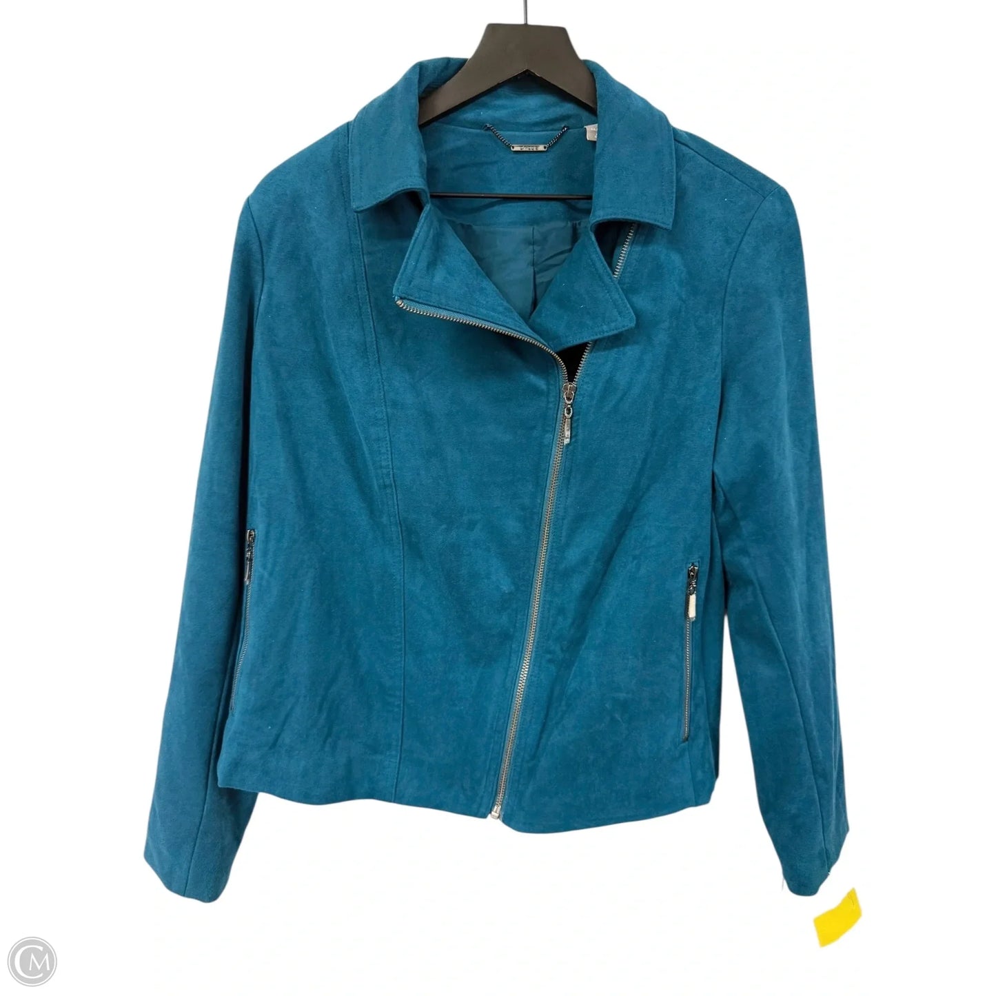 Jacket Other By Chicos In Teal, Size: L