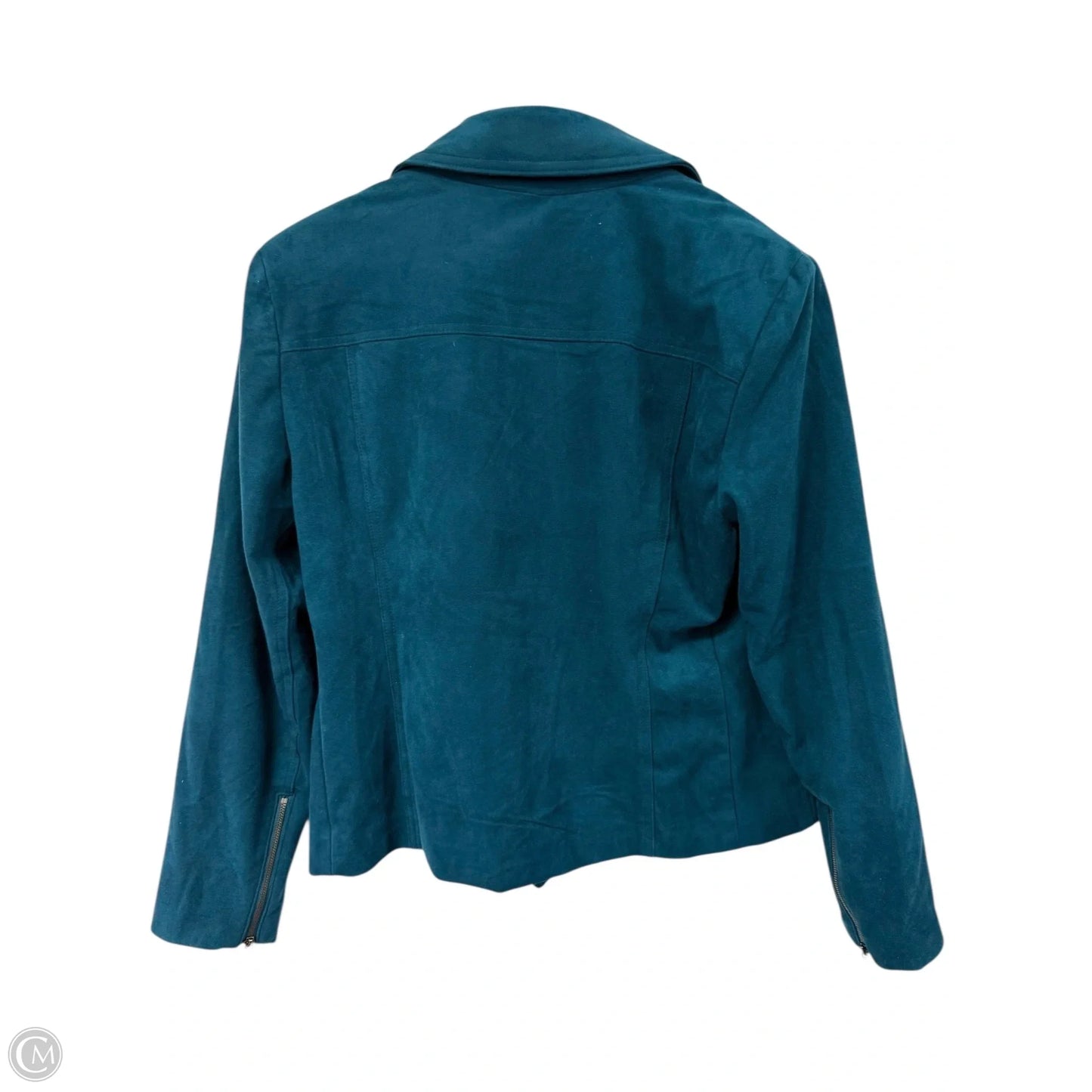Jacket Other By Chicos In Teal, Size: L