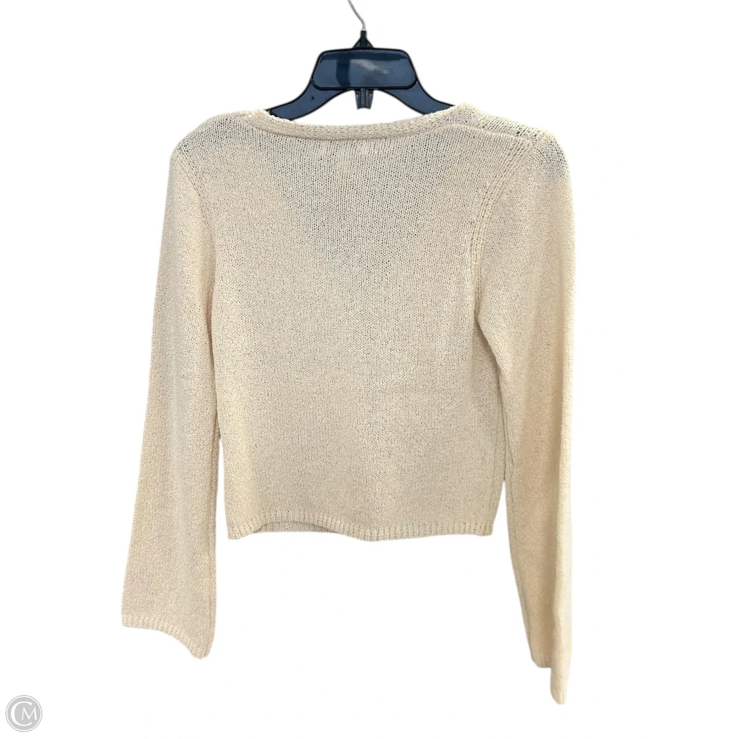 Sweater Cardigan By Miou Muse In Cream, Size: S