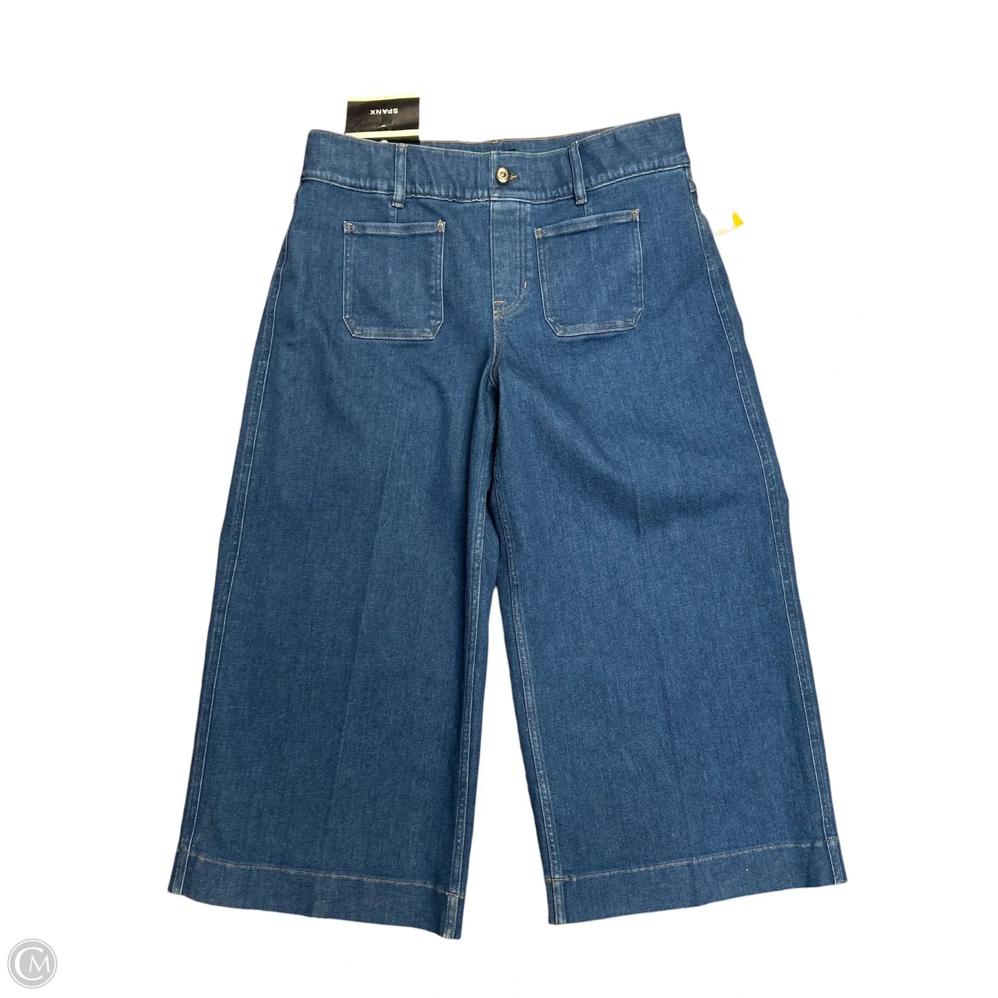 Jeans Wide Leg By Spanx In Blue Denim, Size: 1x