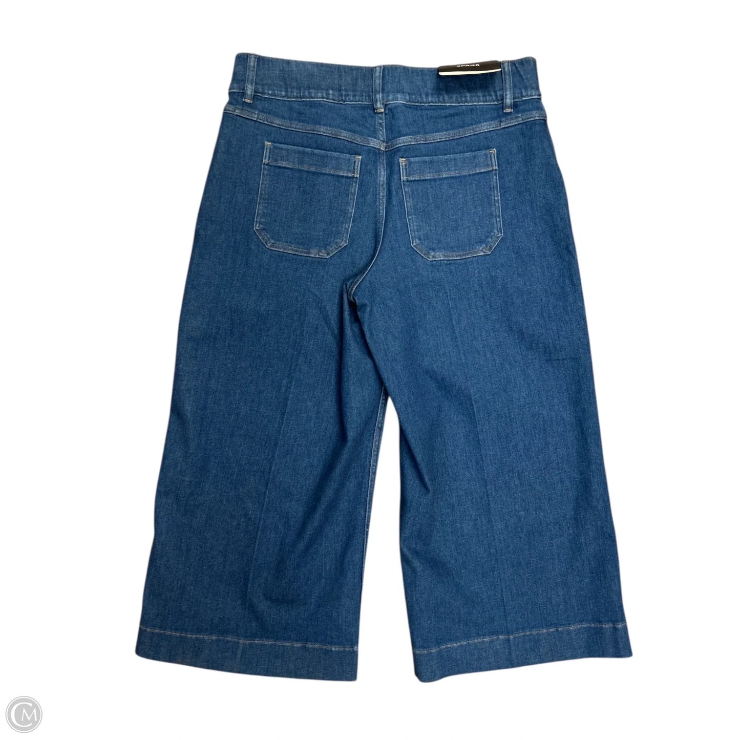 Jeans Wide Leg By Spanx In Blue Denim, Size: 1x