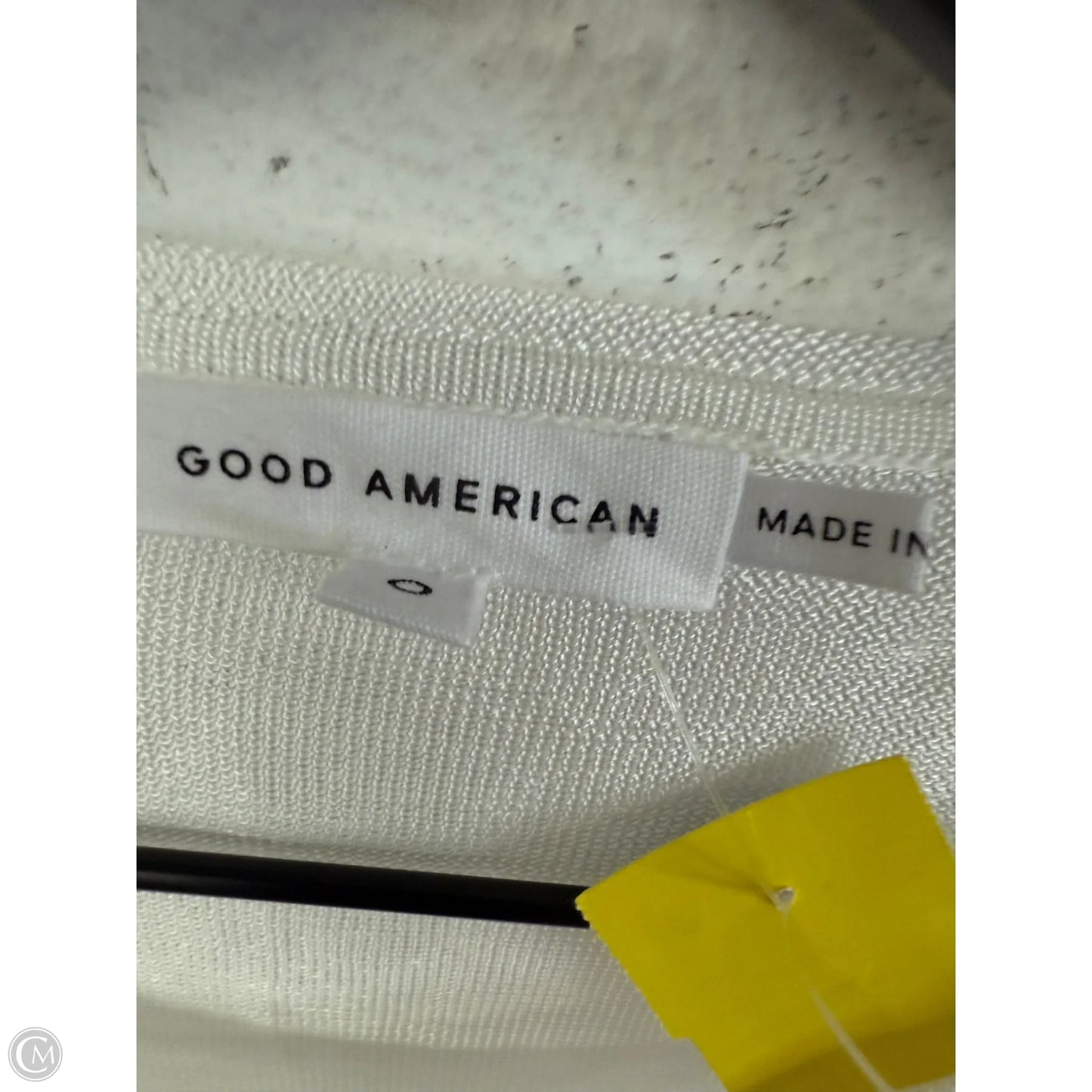 Top Short Sleeve By Good American In White, Size: Xs