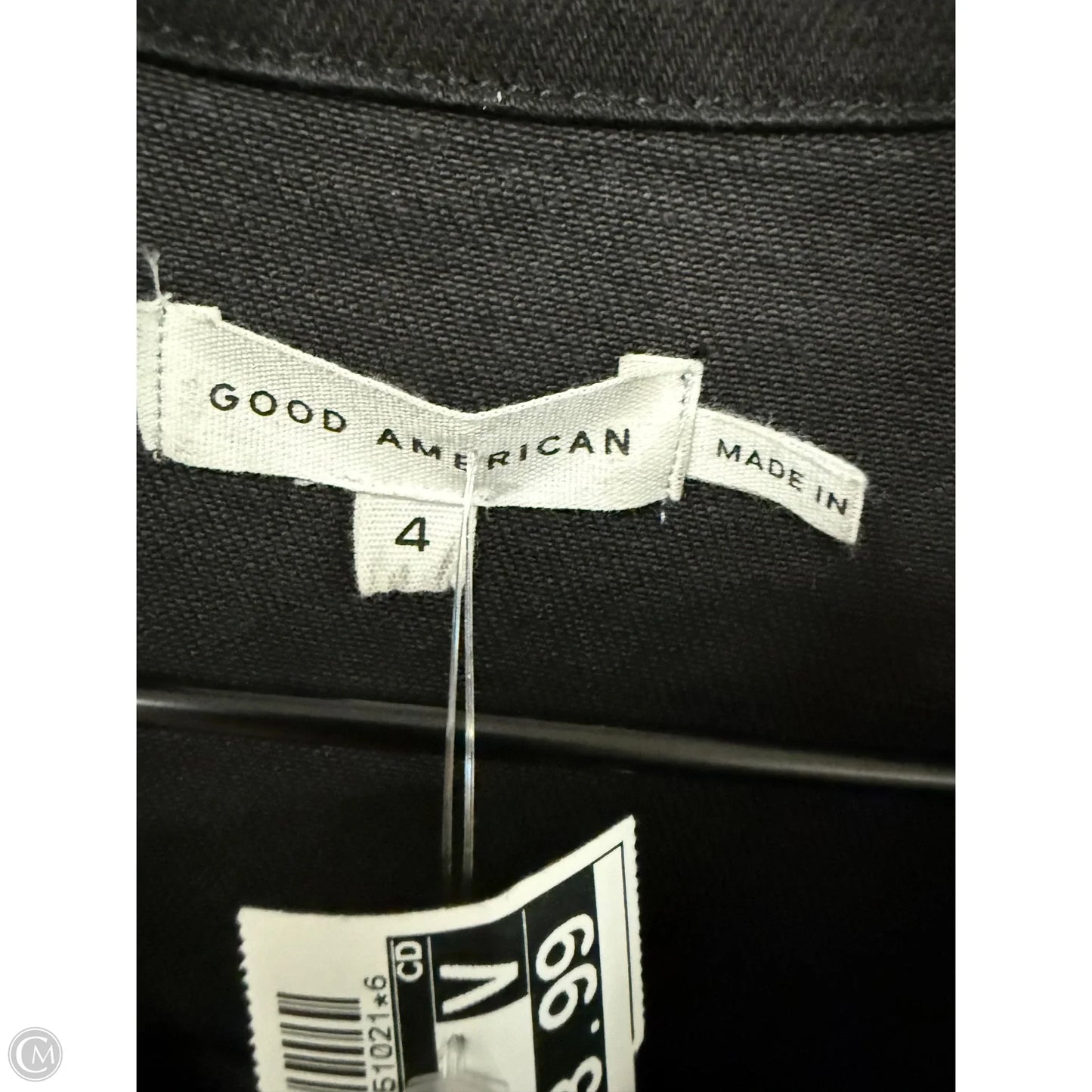 Jumpsuit By Good American In Black Denim, Size: Xl