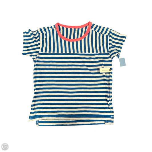 Top Short Sleeve By Pilcro In Striped Pattern, Size: S