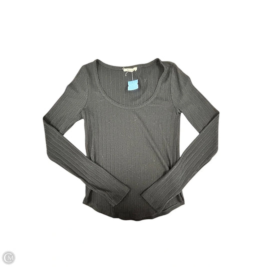 Top Long Sleeve By Madewell In Black, Size: S