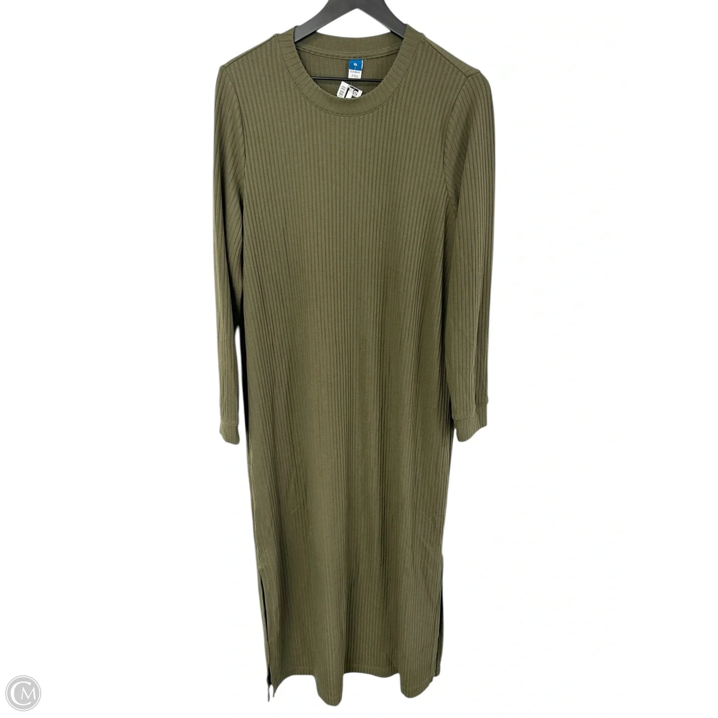 Dress Casual Midi By Old Navy In Green, Size: Xl