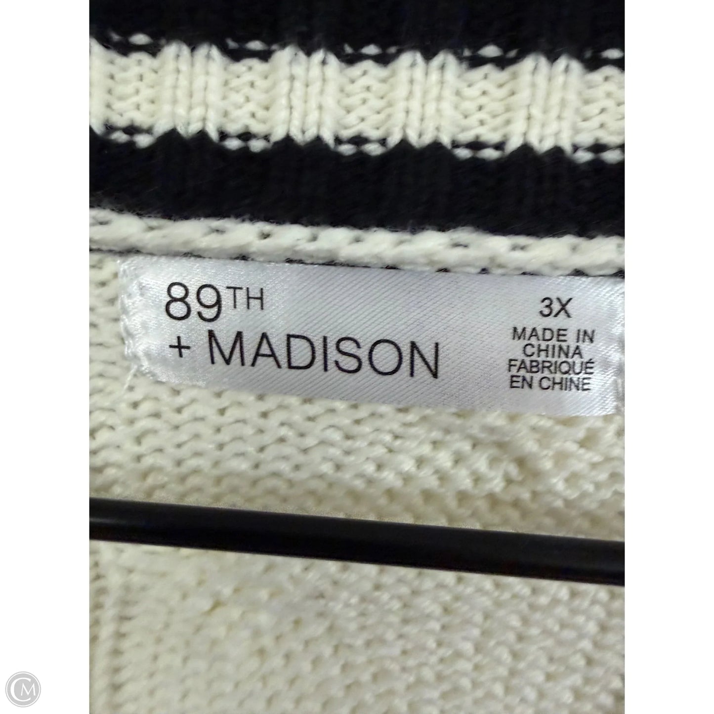 Sweater Cardigan By 89th And Madison In Cream, Size: 3x