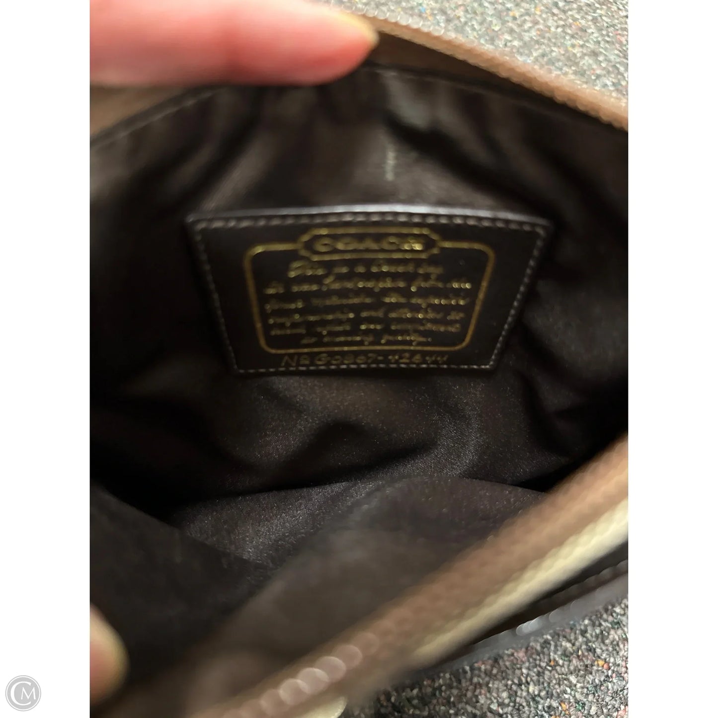 Crossbody Designer By Coach, Size: Small