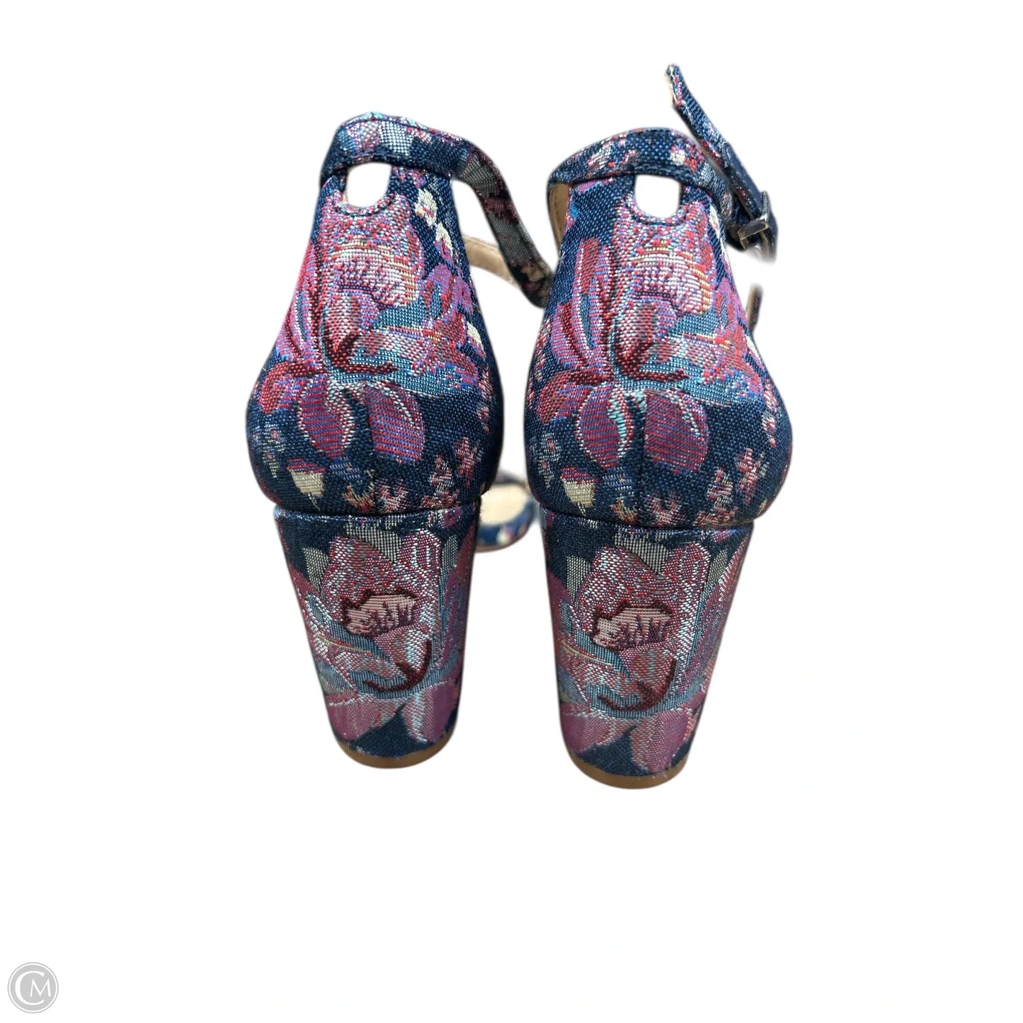 Shoes Heels Block By Jessica Simpson In Floral Print, Size: 6