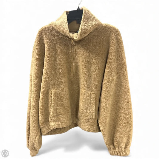 Sweatshirt Collar By American Eagle In Tan, Size: Xl