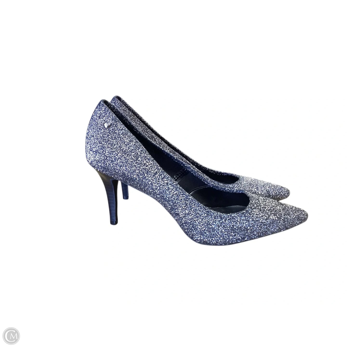 Shoes Heels Stiletto By Simply Vera In Silver, Size: 10
