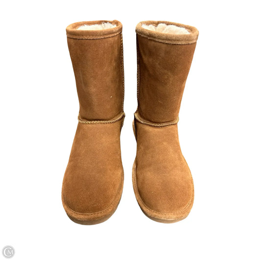 Boots Mid-calf Flats By Bearpaw In Bronze, Size: 9