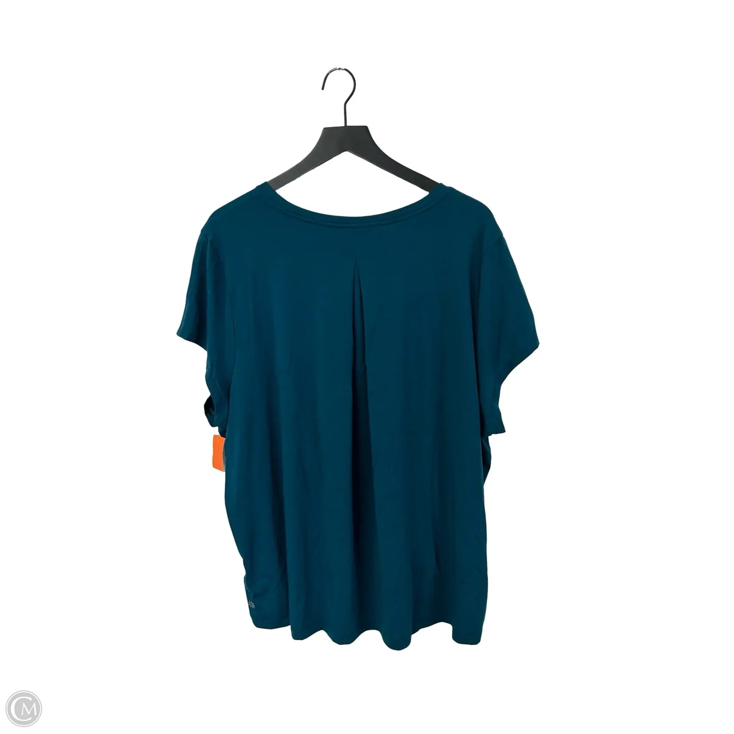 Athletic Top Short Sleeve By Athleta In Teal, Size: Xl