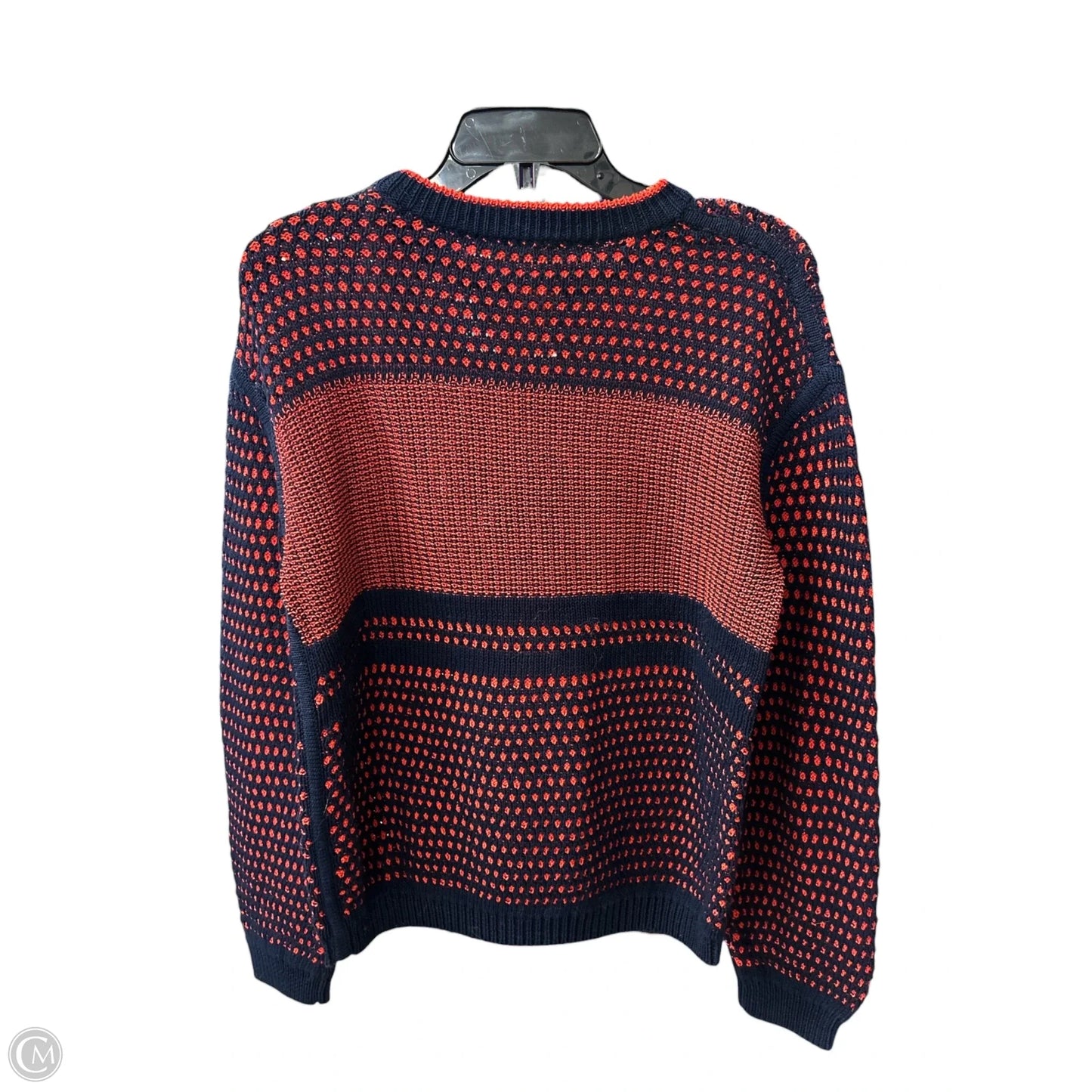 Sweater Designer By Tory Burch In Blue & Red, Size: M