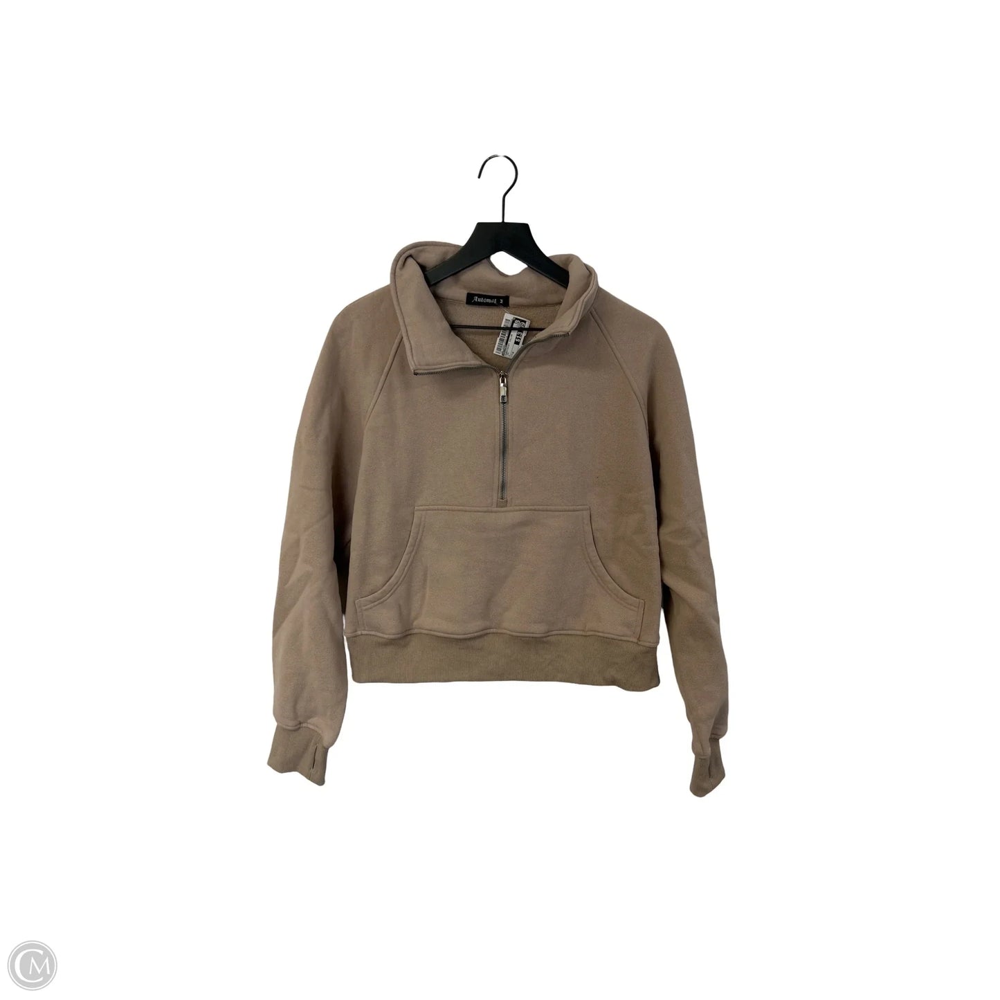 Sweatshirt Collar By Automet In Tan, Size: M