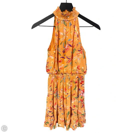 Dress Casual Short By Angie In Orange, Size: S