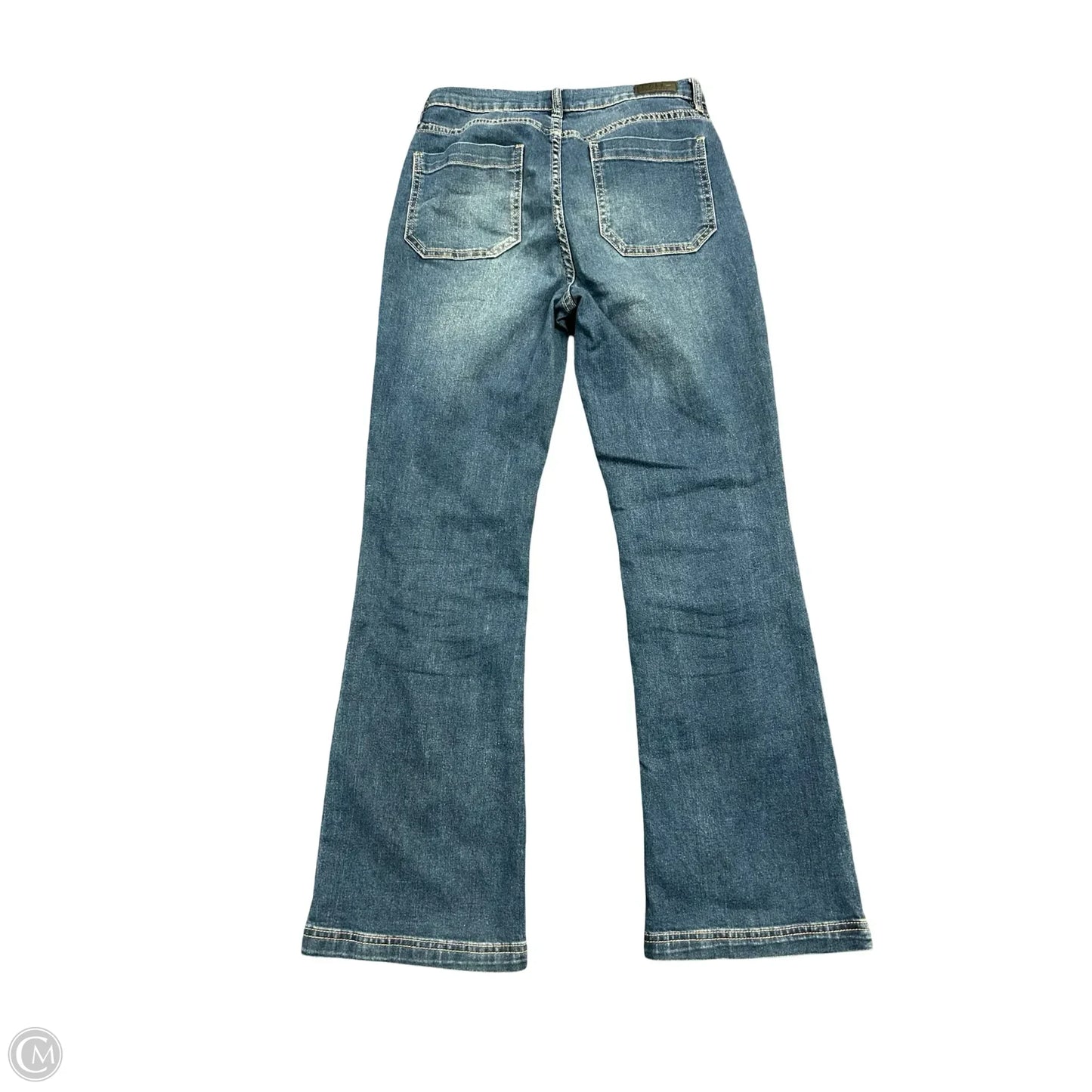 Jeans Boot Cut By Nicole By Nicole Miller In Blue Denim, Size: 4