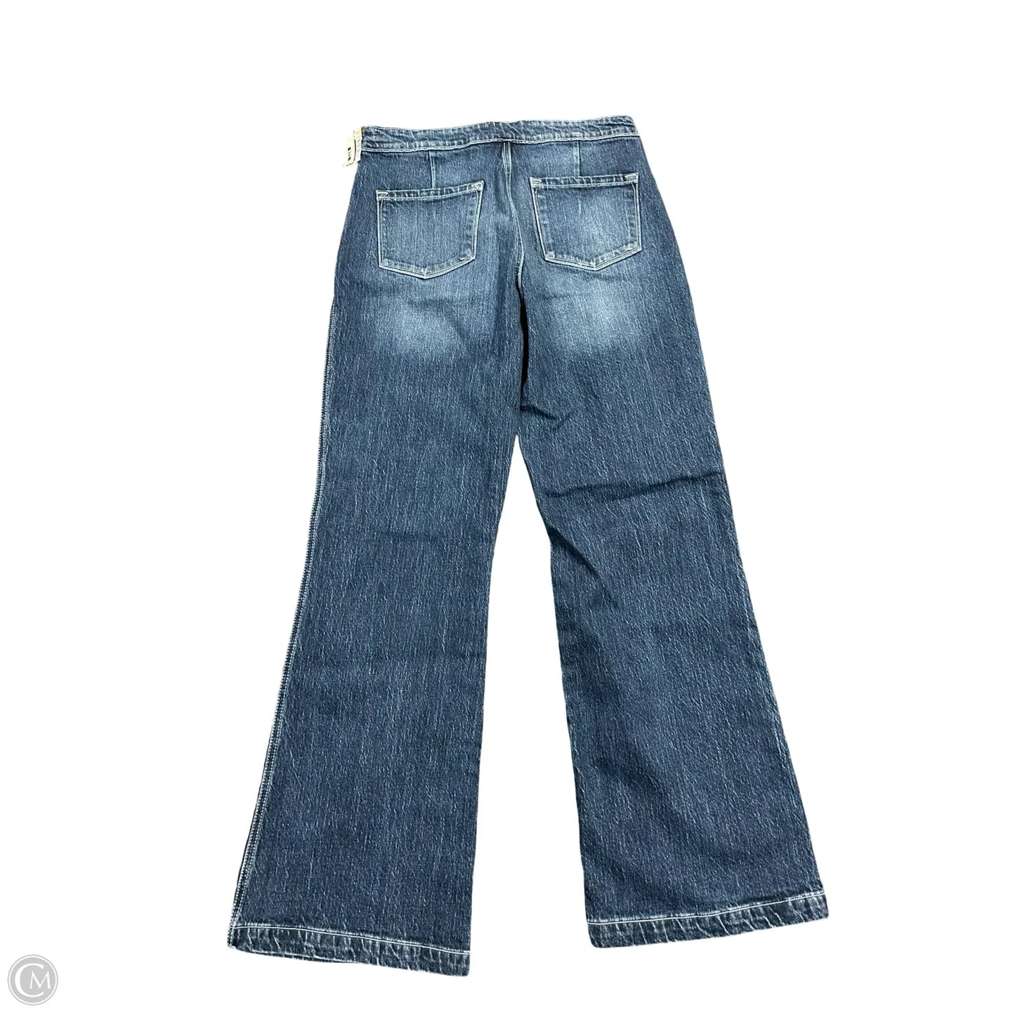 Jeans Wide Leg By Kancan In Blue Denim, Size: 8