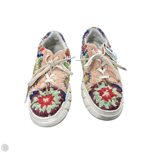 Shoes Sneakers By Free People In Floral Print, Size: 8