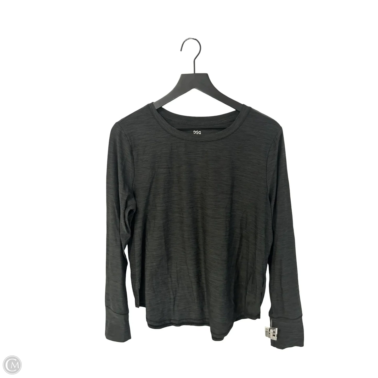 Athletic Top Long Sleeve Crewneck By Dsg Outerwear In Grey, Size: L