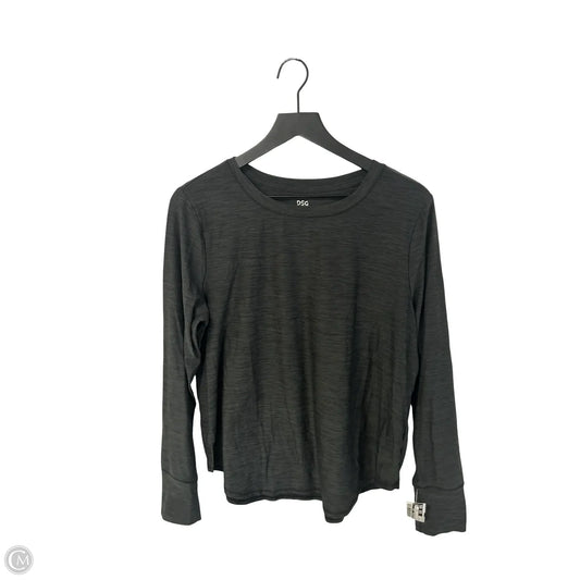 Athletic Top Long Sleeve Crewneck By Dsg Outerwear In Grey, Size: L
