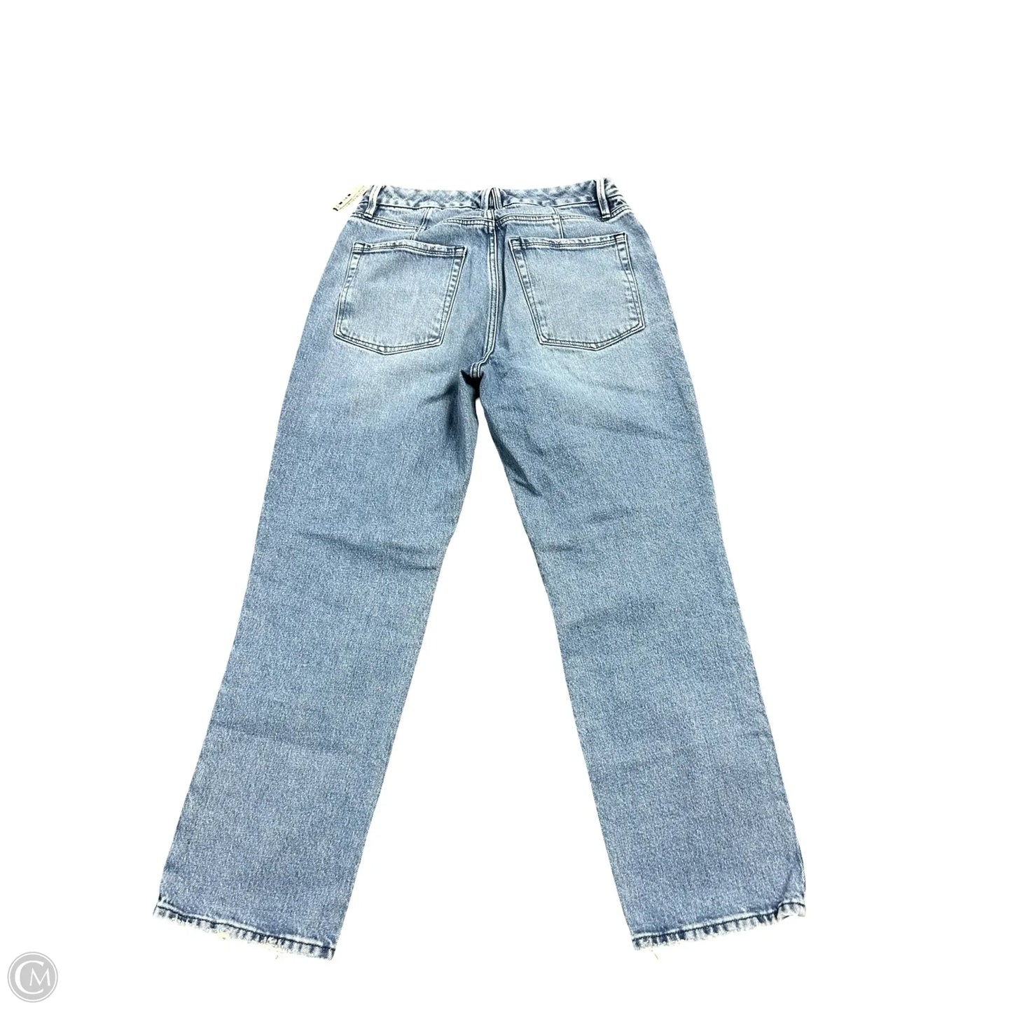 Jeans Straight By Good American In Blue Denim, Size: 6