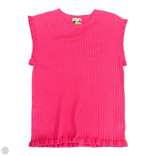 Top Sleeveless By White Birch In Pink, Size: Xl