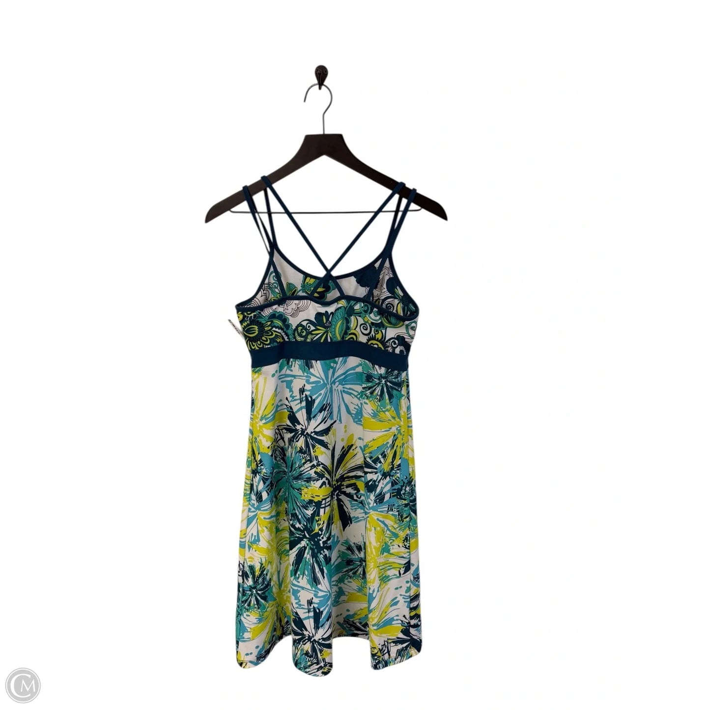 Athletic Dress By Prana In Blue & Green, Size: M