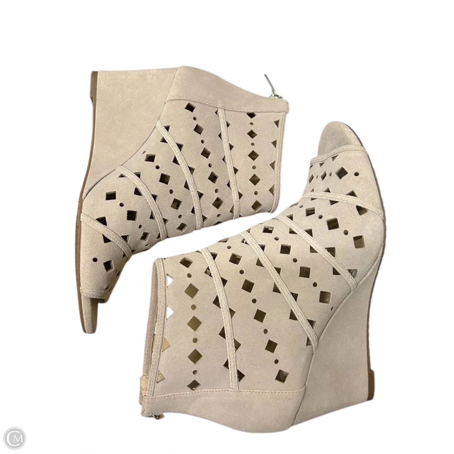 Shoes Heels Wedge By Michael By Michael Kors In Tan, Size: 7.5