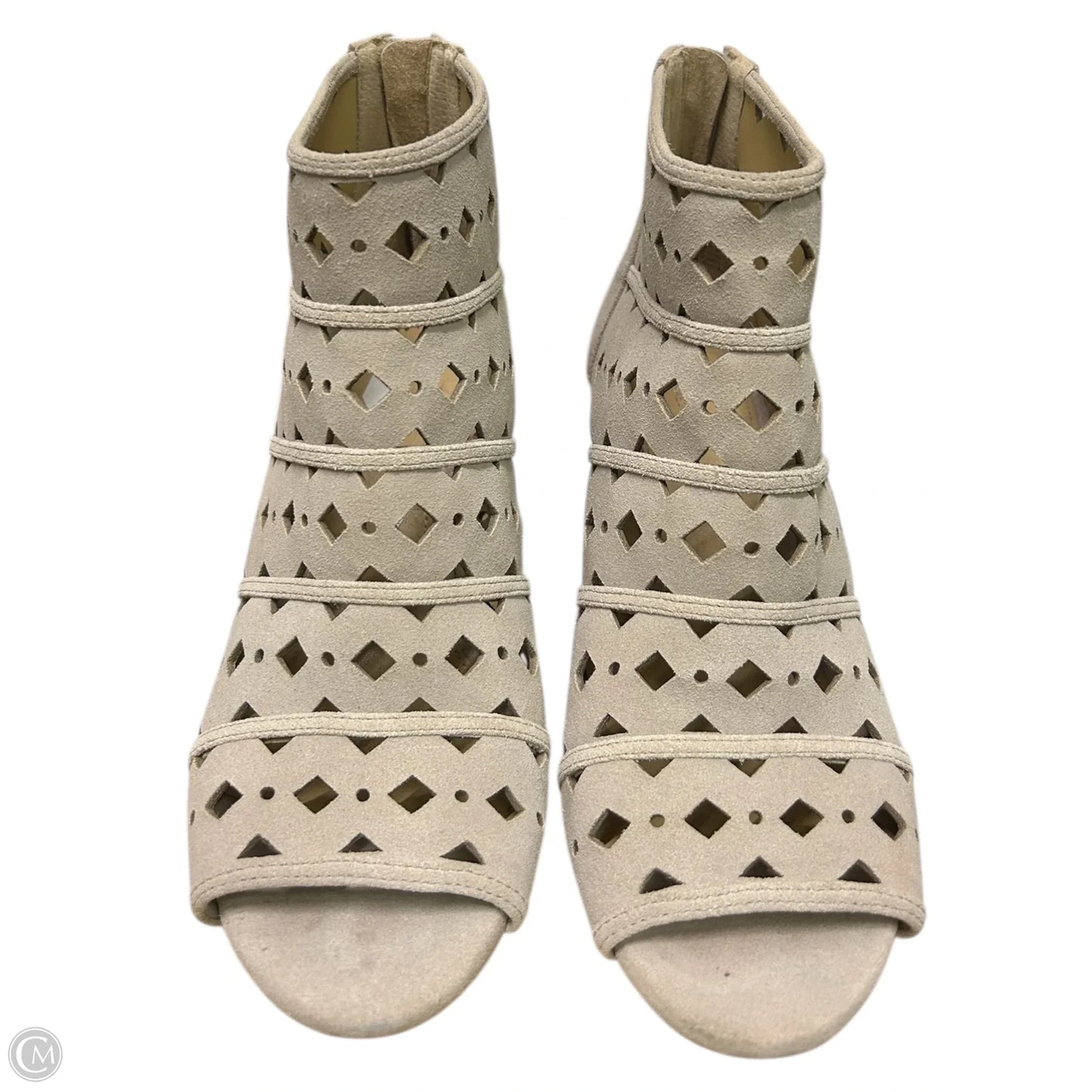 Shoes Heels Wedge By Michael By Michael Kors In Tan, Size: 7.5